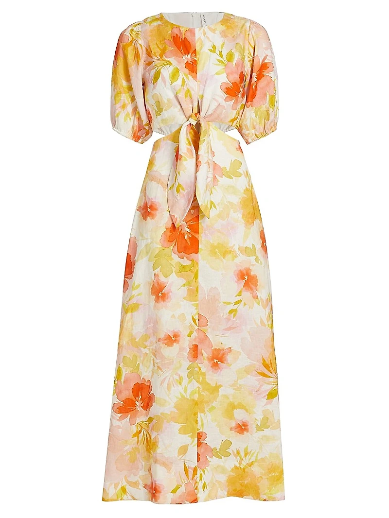 Genevieve Cut-Out Waist Maxi Dress