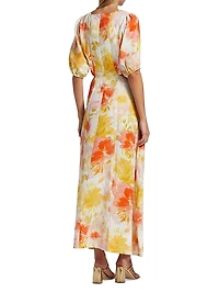 Genevieve Cut-Out Waist Maxi Dress