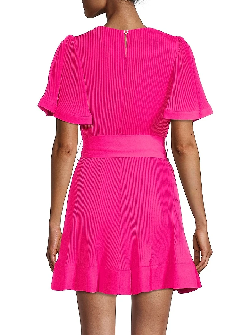 Lumi Pleated Minidress