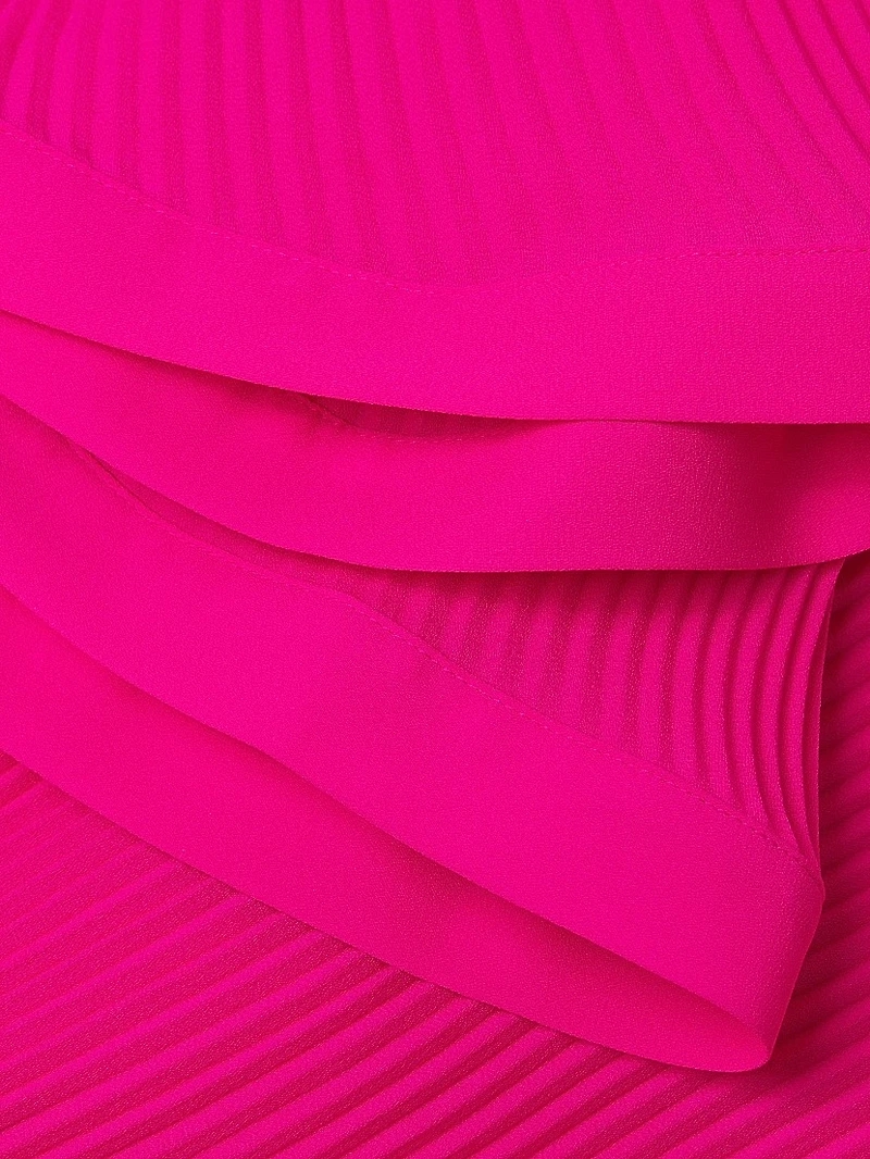 Lumi Pleated Minidress