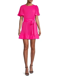 Lumi Pleated Minidress