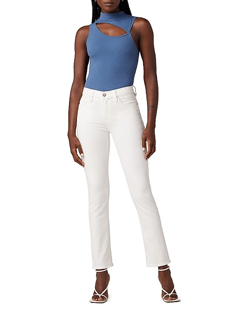 Mock Neck Cut-Out Tank Top