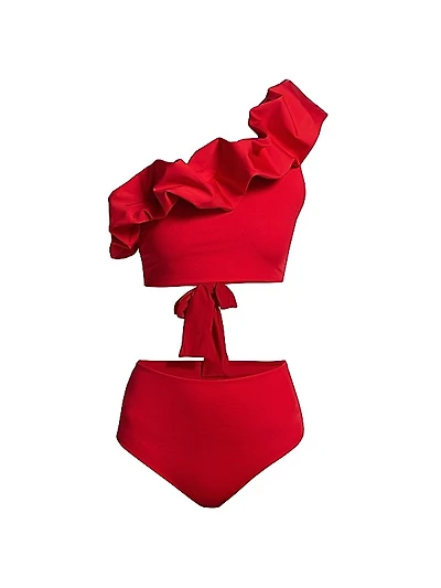 Drop Vi Oleaje Ruffled Bikini Set