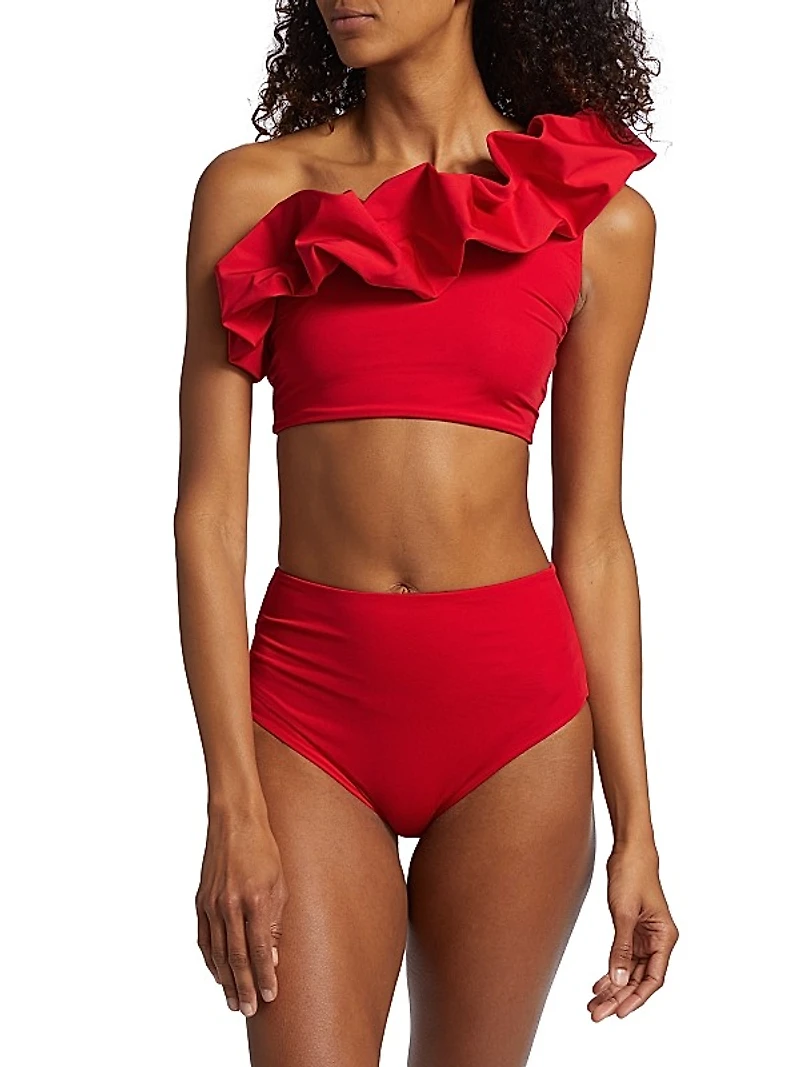 Drop Vi Oleaje Ruffled Bikini Set