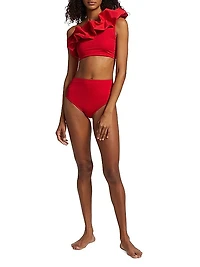 Drop Vi Oleaje Ruffled Bikini Set