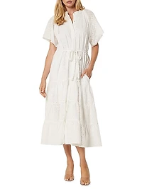 Mallory Cotton Eyelet Maxi Dress