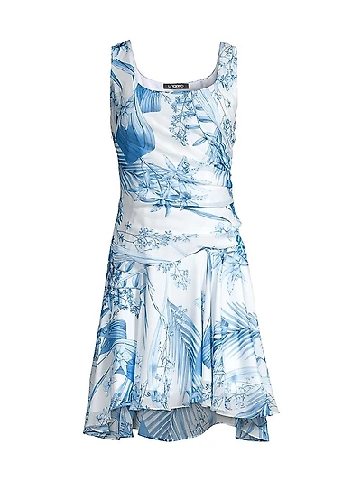 Dionne Draped High-Low Dress