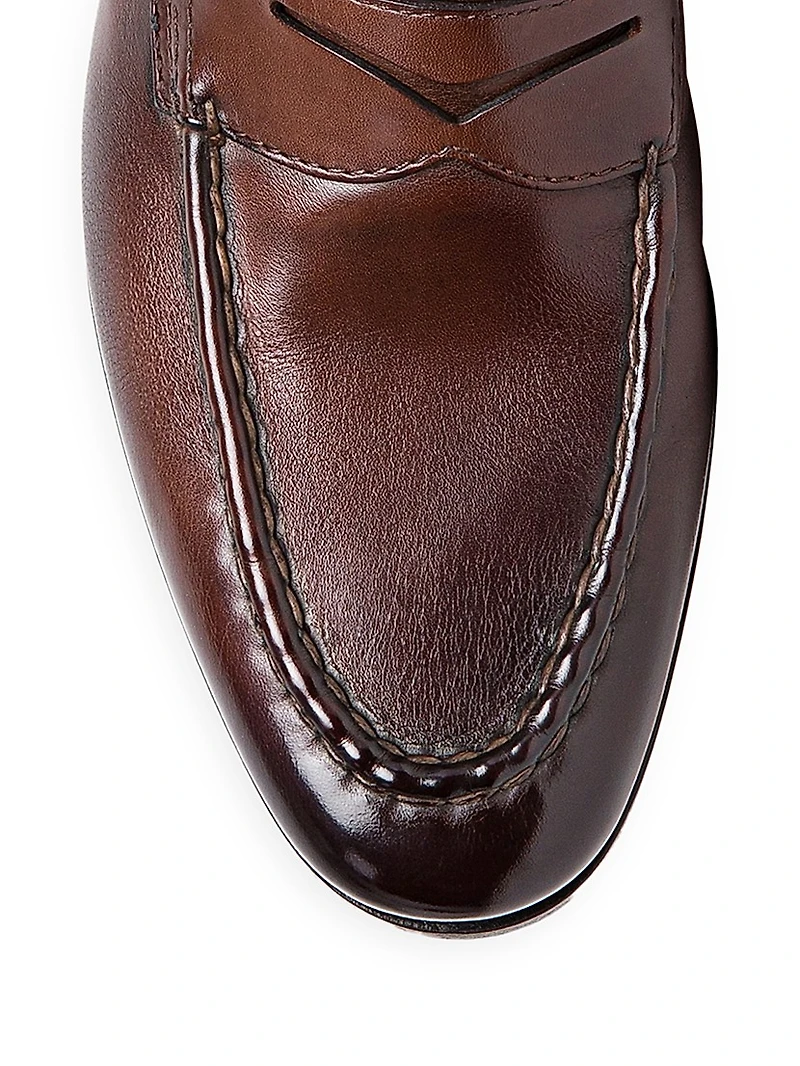 Leather Penny Loafers