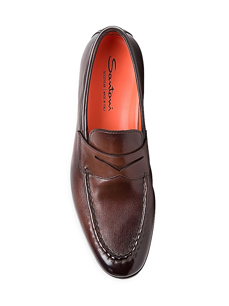 Leather Penny Loafers