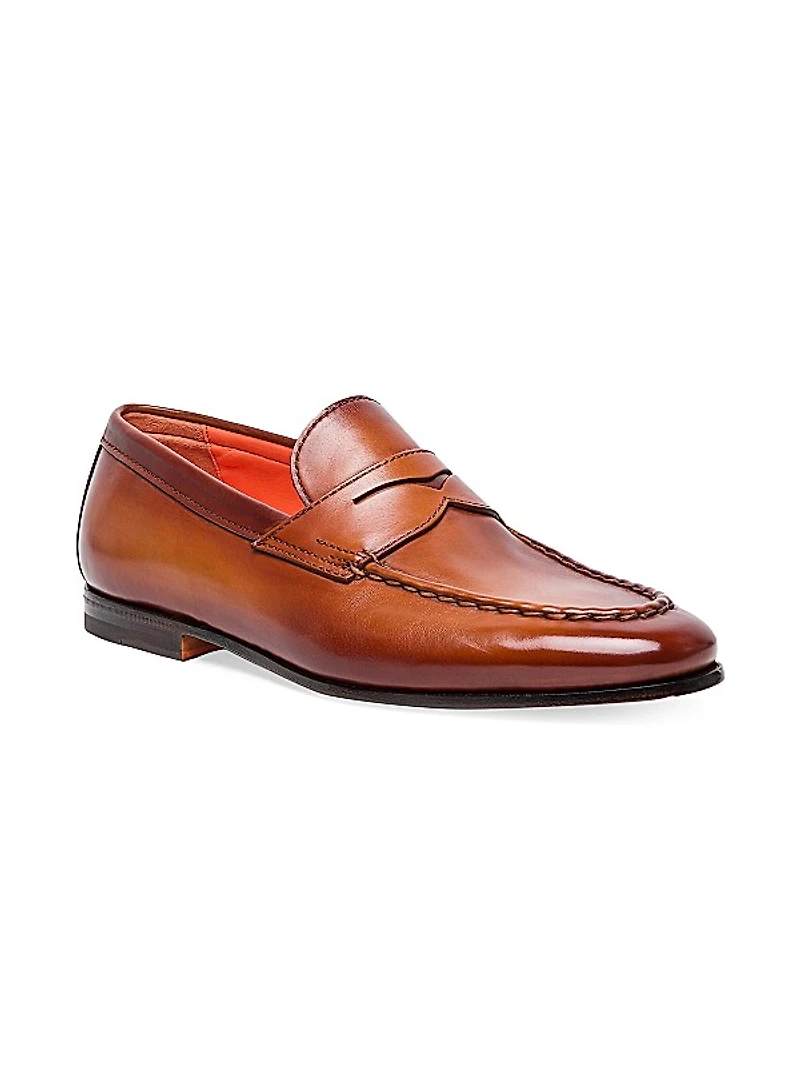 Leather Penny Loafers