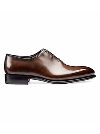 Polished Leather Wholecut Oxfords