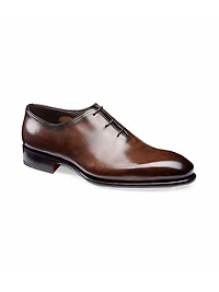 Polished Leather Wholecut Oxfords