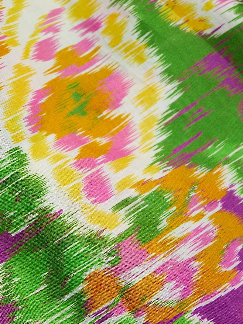 Smocked Floral Maxi Dress