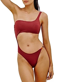 Martha Cut-Out One-Piece Swimsuit