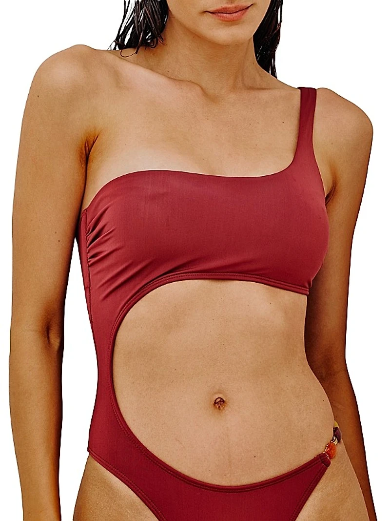 Martha Cut-Out One-Piece Swimsuit