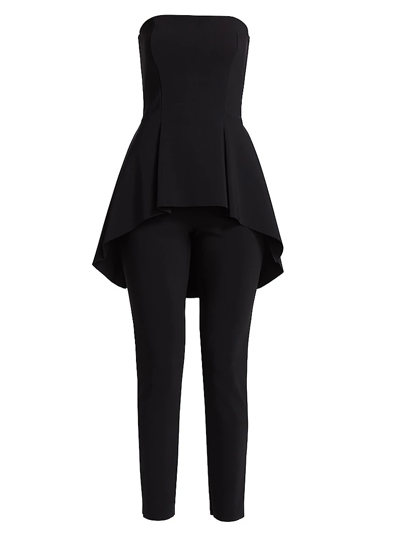Tuaimizp Mixed-Media Jumpsuit