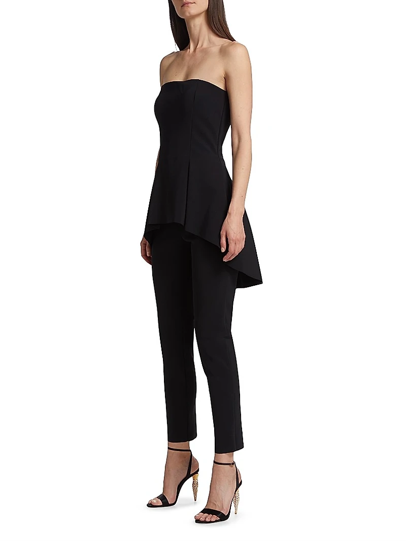 Tuaimizp Mixed-Media Jumpsuit