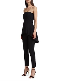 Tuaimizp Mixed-Media Jumpsuit