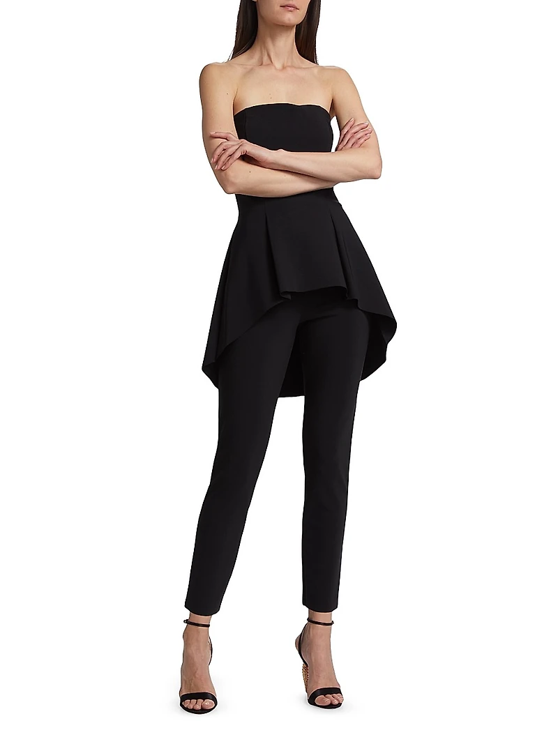Tuaimizp Mixed-Media Jumpsuit
