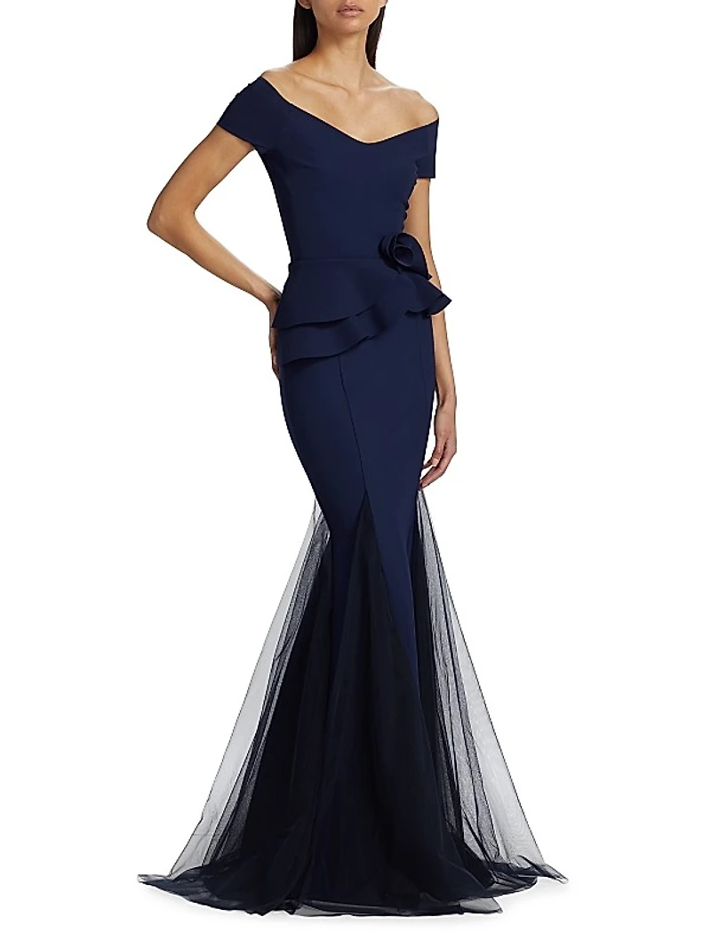 Lady Illusion Tulle Gown