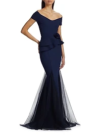 Lady Illusion Tulle Gown