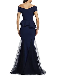 Lady Illusion Tulle Gown