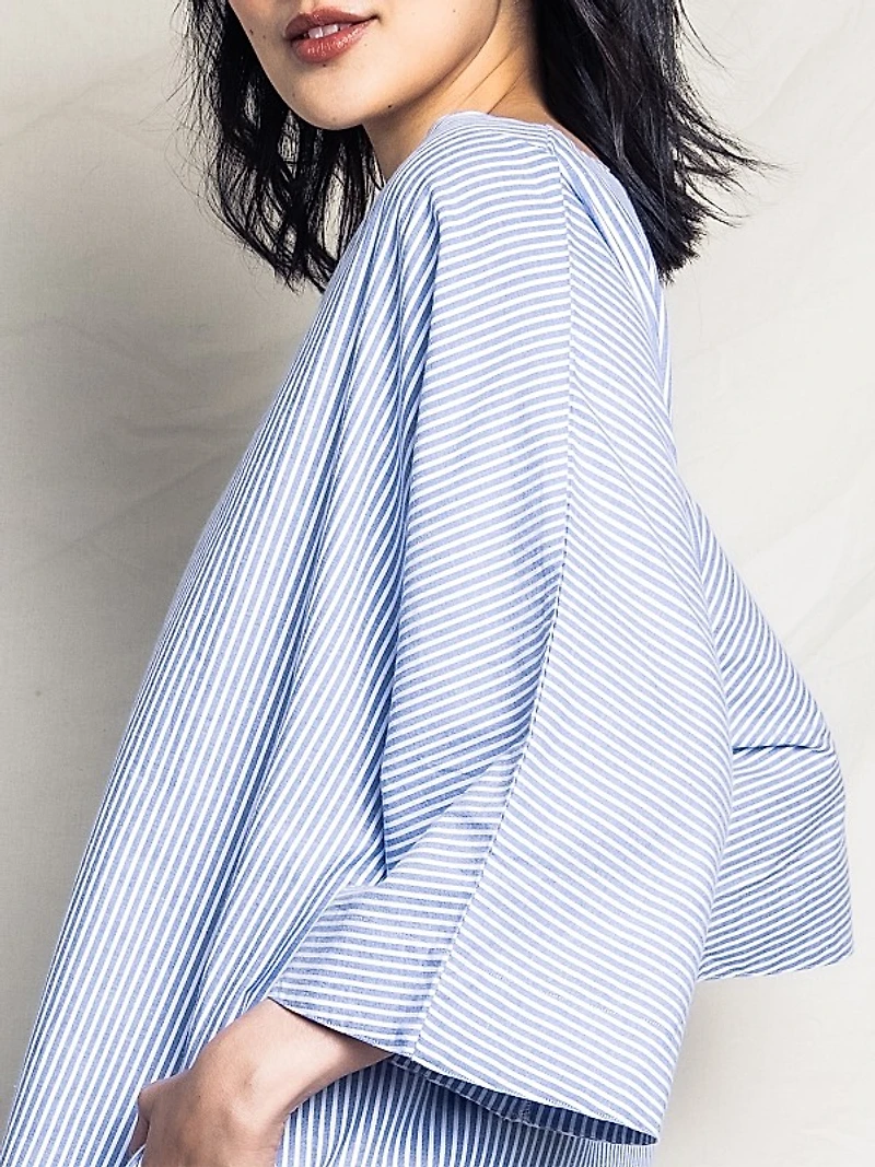 Striped Seersucker Caftan