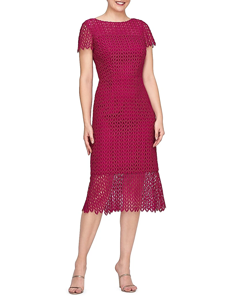 Tatum Lace Sheath Dress