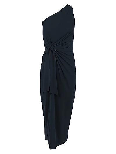 Kiana Knotted Midi-Dress