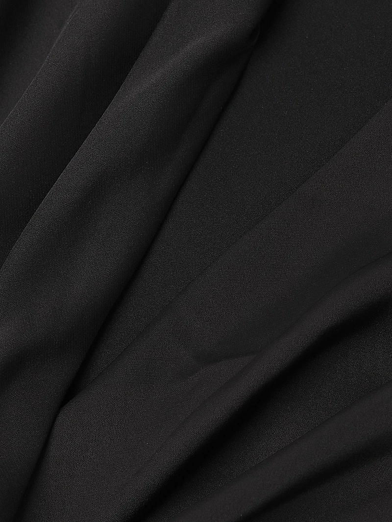 Billie Surplice Satin Minidress