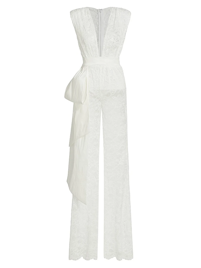 Lilly Sleeveless Lace Jumpsuit