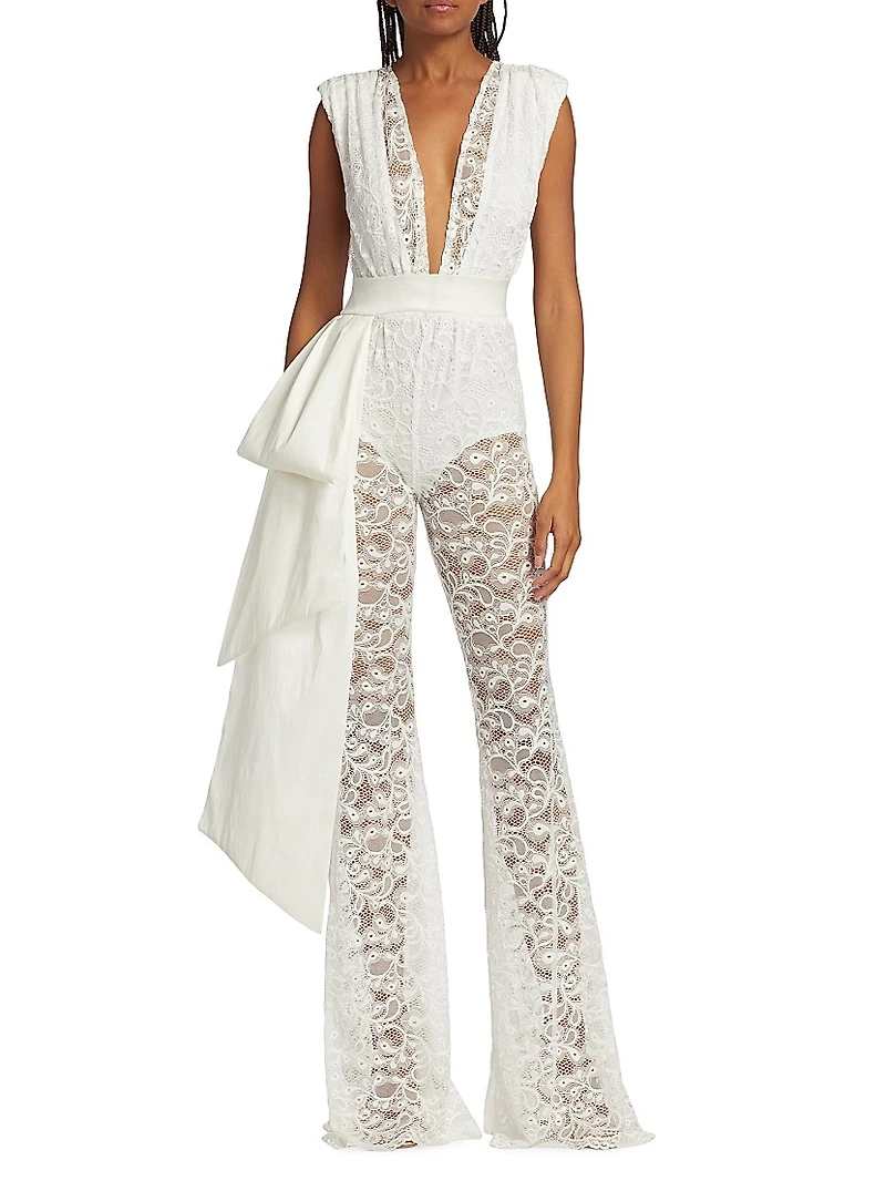 Lilly Sleeveless Lace Jumpsuit