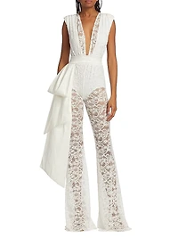 Lilly Sleeveless Lace Jumpsuit