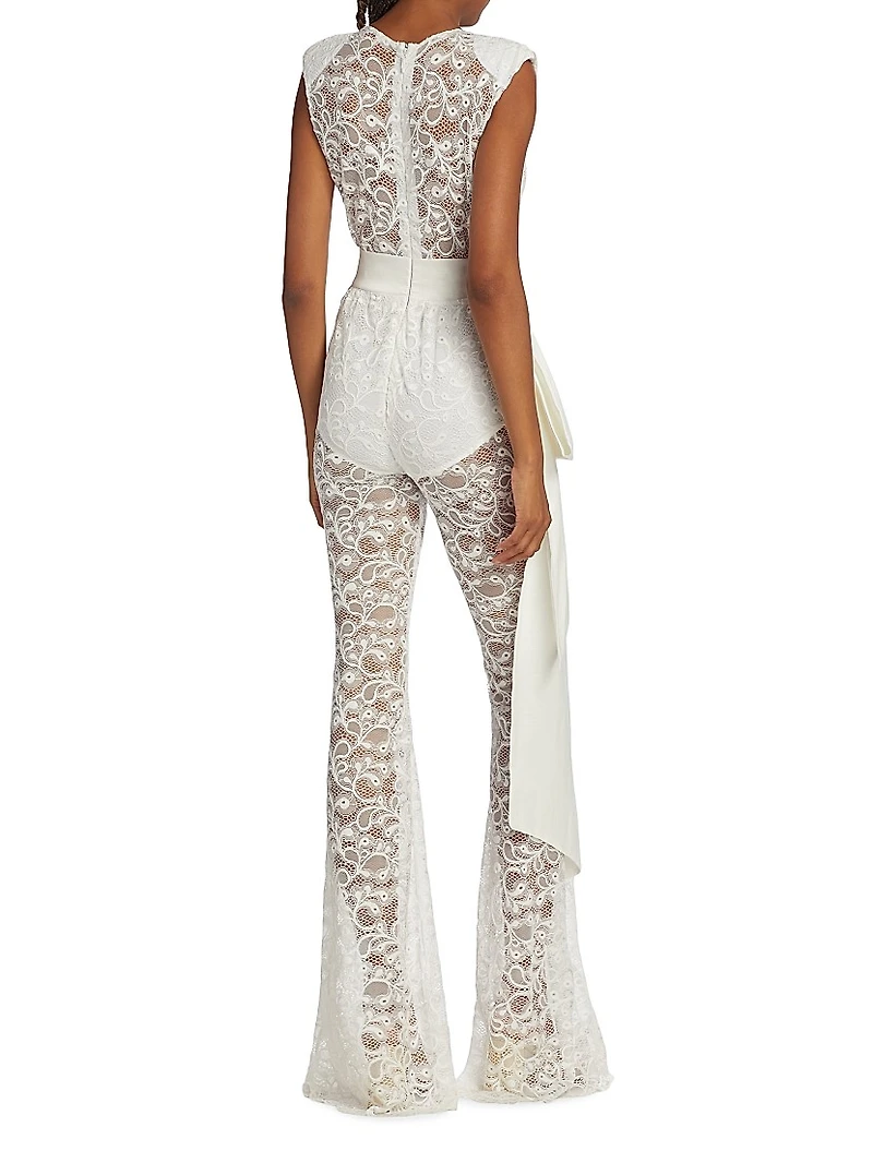 Lilly Sleeveless Lace Jumpsuit