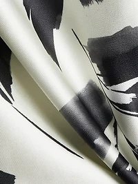 Strapless Brushstroke Satin Trumpet Gown