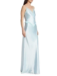 Lotus Flower Silk Gown