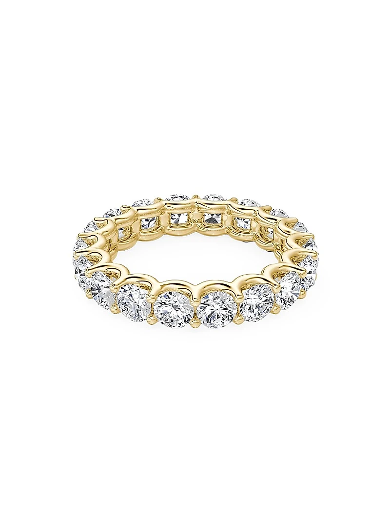 Eternity Bands 14K Yellow Gold & 2.00 TCW Lab-Grown Diamond Brilliant Round Band