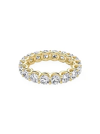 Eternity Bands 14K Yellow Gold & 2.00 TCW Lab-Grown Diamond Brilliant Round Band