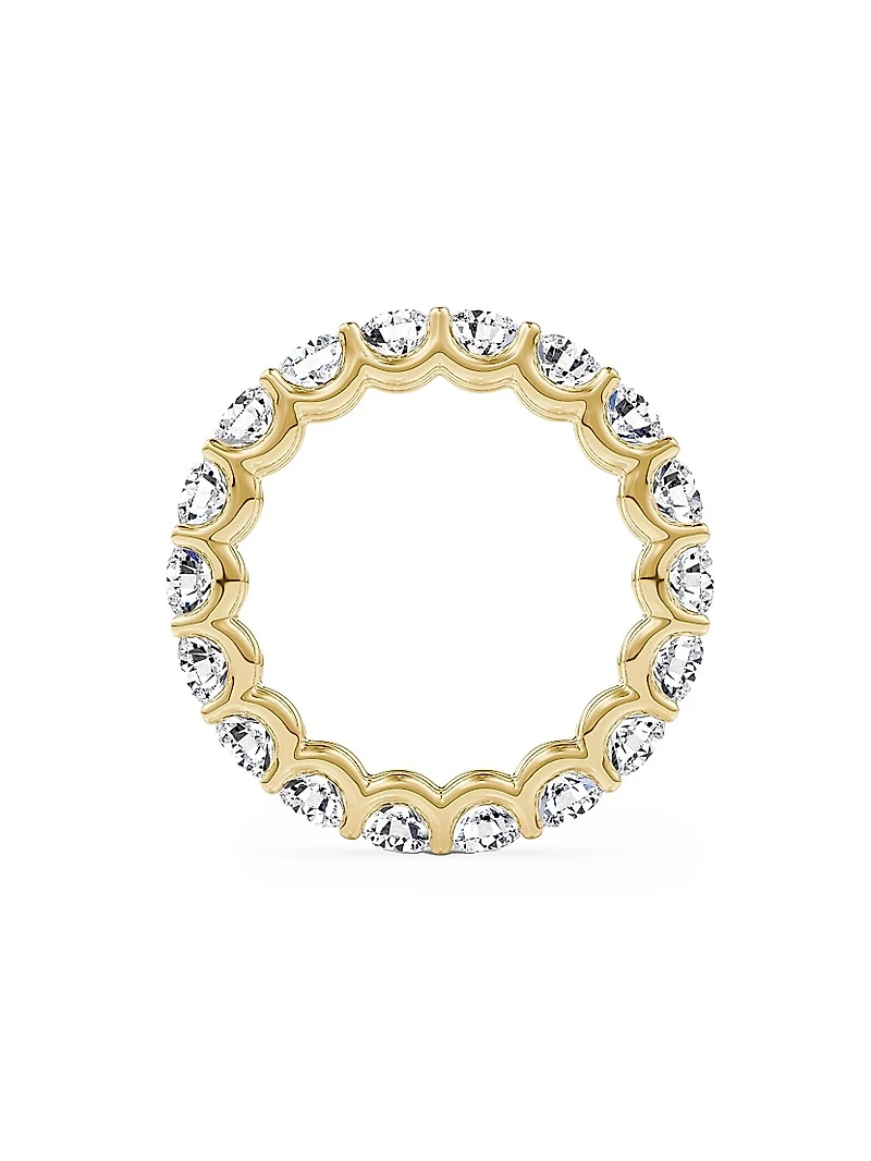Eternity Bands 14K Yellow Gold & 2.00 TCW Lab-Grown Diamond Brilliant Round Band