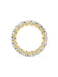 Eternity Bands 14K Yellow Gold & 2.00 TCW Lab-Grown Diamond Brilliant Round Band