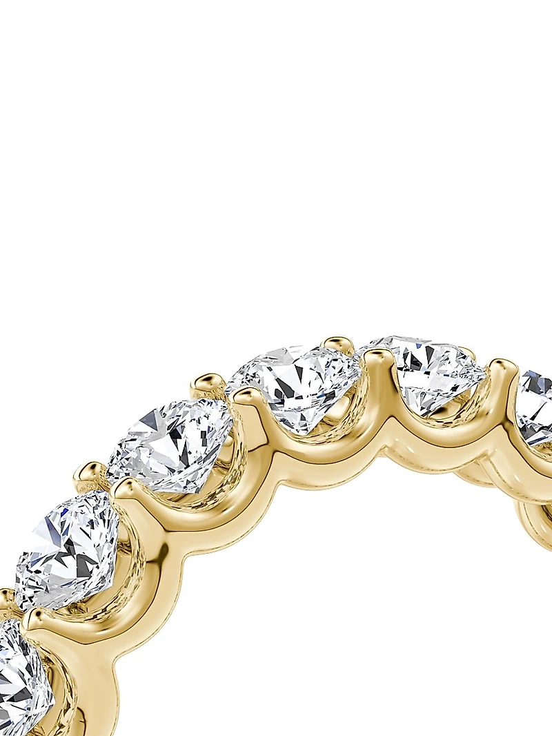 Eternity Bands 14K Yellow Gold & 2.00 TCW Lab-Grown Diamond Brilliant Round Band