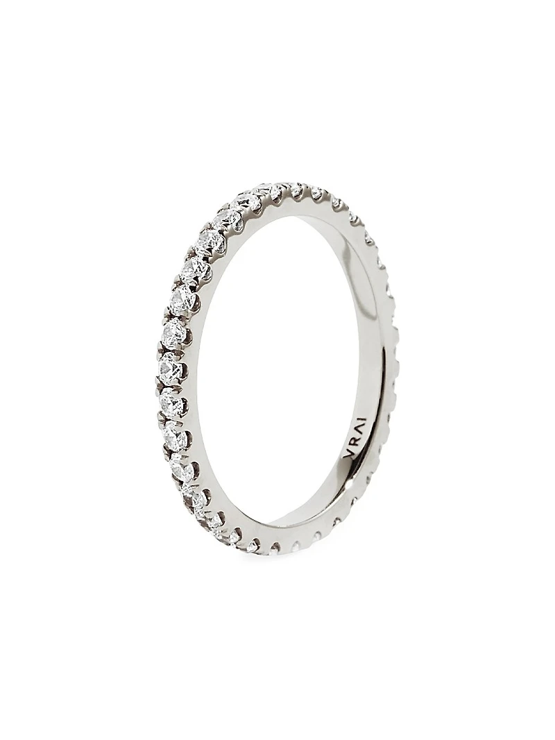 Eternity Bands 14K White Gold & 0.66 TCW Lab-Grown Diamond Infinity Band