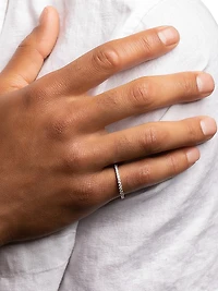Eternity Bands 14K White Gold & 0.66 TCW Lab-Grown Diamond Infinity Band