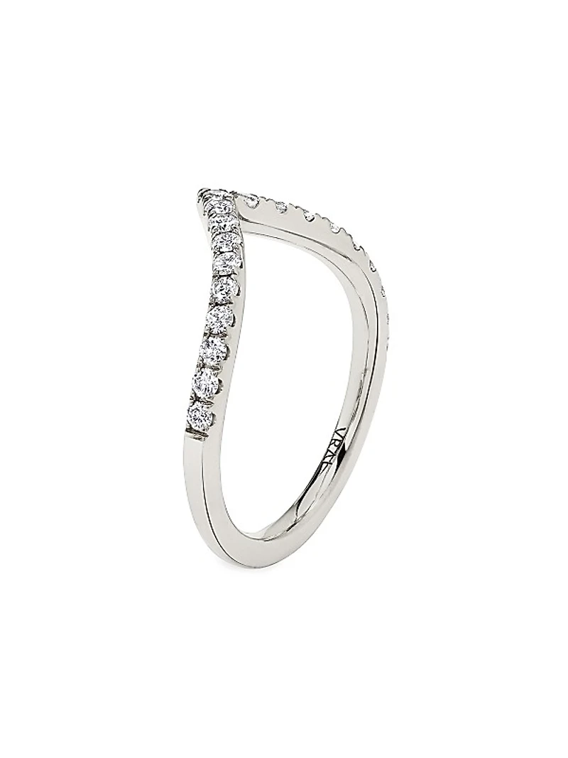 Eternity Bands 14K White Gold & 0.38 TCW Lab-Grown Diamond Signature V Band