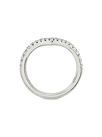 Eternity Bands 14K White Gold & 0.38 TCW Lab-Grown Diamond Signature V Band
