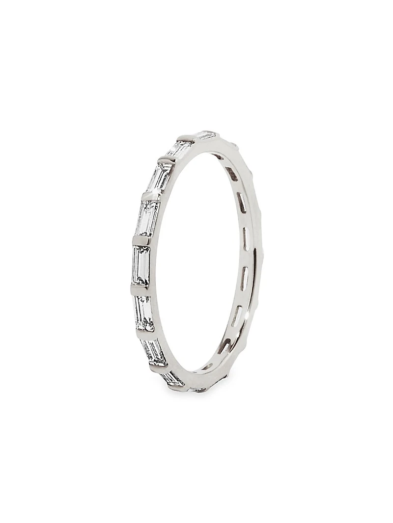 Eternity Bands 14K Gold & 0.78 TCW Lab-Grown Diamond Baguette Bar Band