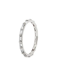 Eternity Bands 14K Gold & 0.78 TCW Lab-Grown Diamond Baguette Bar Band