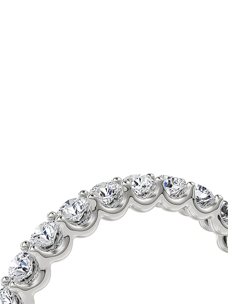 Eternity Bands 14K White Gold & 1.00 TCW Lab-Grown Diamond Brilliant Round Band