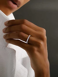 Eternity Bands 14K White Gold & 1.00 TCW Lab-Grown Diamond Brilliant Round Band