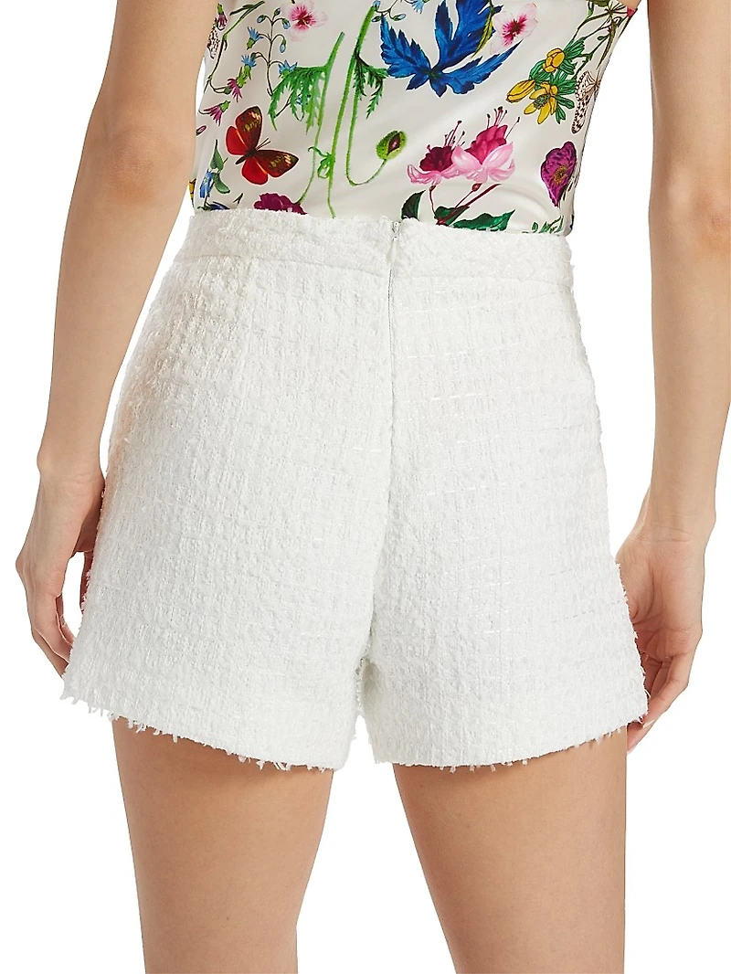 Ashton Bouclé Knit Shorts